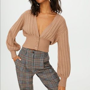 Wilfred Plunge Front Cardigan